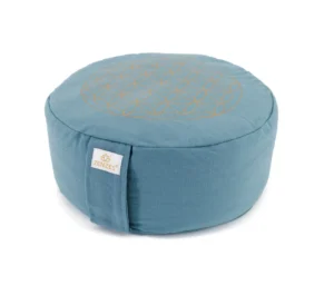 ZENZES® meditatiekussen Flower of Life 33x14cm mint