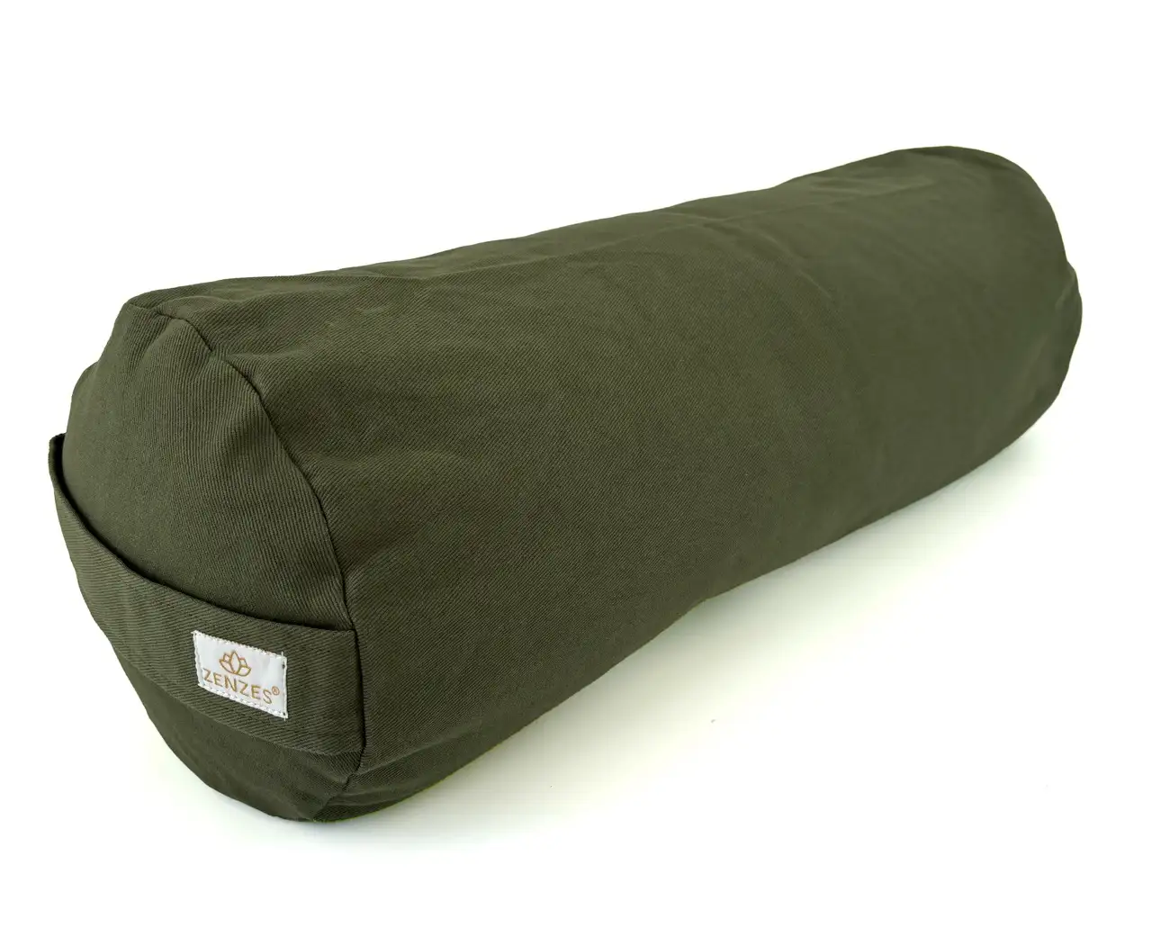 ZENZES® Pro Eco Bolster 60x20cm olijfgroen