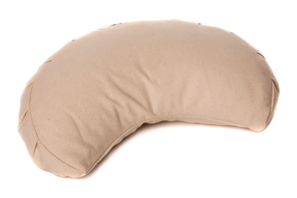 ZENZES® Pro Eco meditatiekussen Halve Maan 40x20x12cm (ecru)
