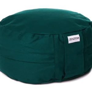 ZENZES® Pro Eco meditatiekussen rond 30x14cm (groen)