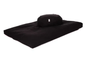 ZENZES® Pro Eco meditatiekussen zabuton en zafu zwart