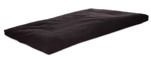 ZENZES® Pro Eco yoga matras Zabuton XL 185x70cm zwart katoen