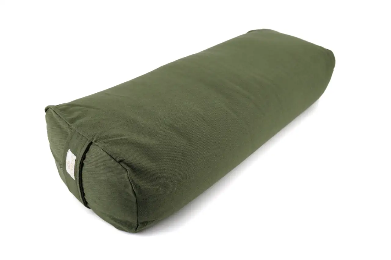 ZENZES® rechthoekige bolster 60x25x15cm olive green