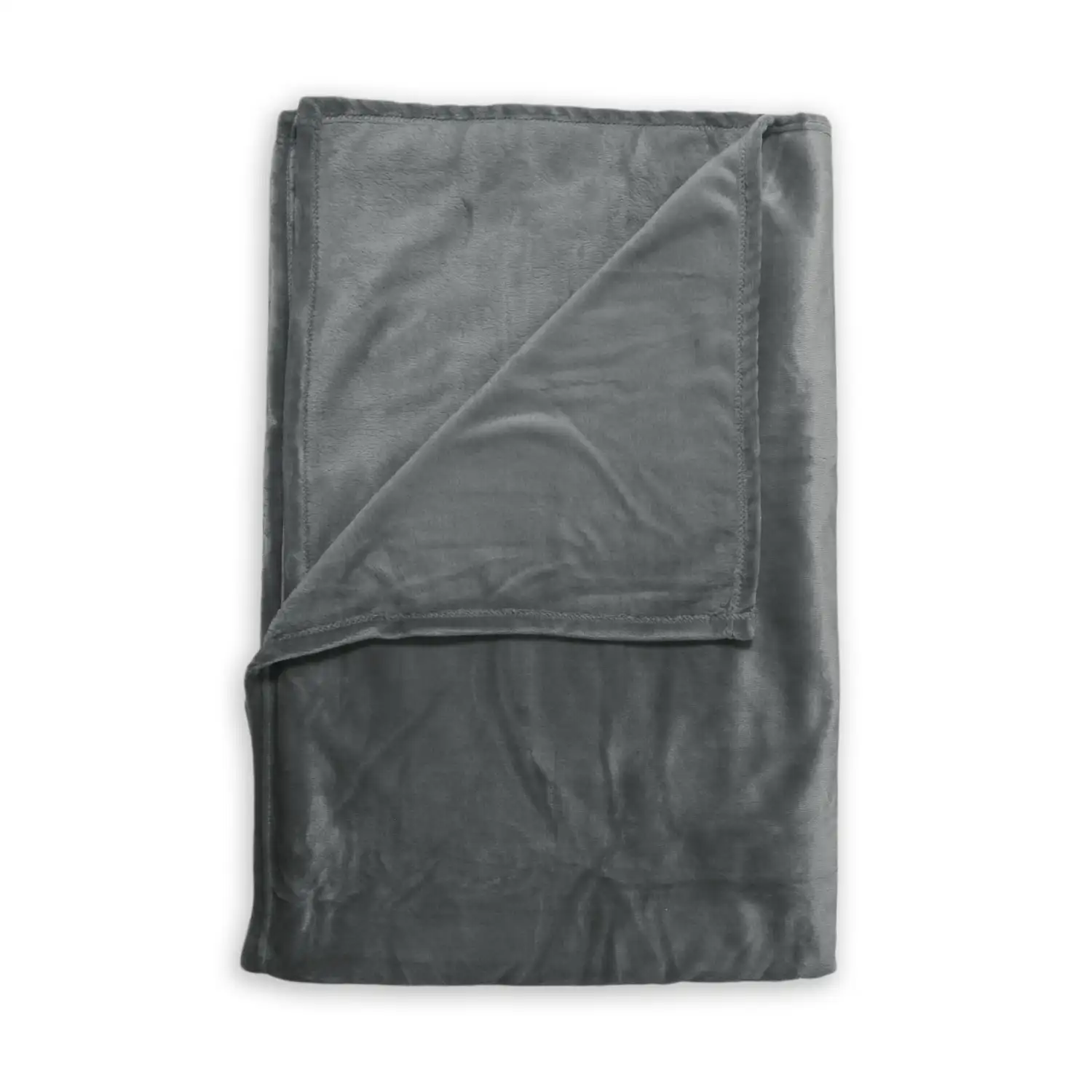 Zo! Home Fleece plaid Cara 140x200 dark grey