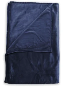 Zo! Home Fleece plaid Cara 140x200 indigo blue