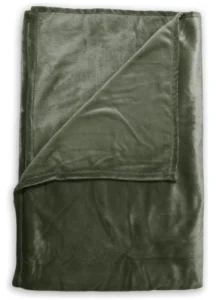 Zo! Home Fleece plaid Cara 140x200 olive green