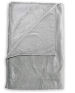Zo! Home Fleece plaid Cara 140x200 pearl grey