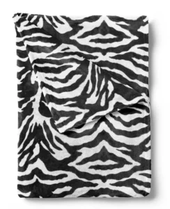 Zo! Home Fleece plaid Cara Zebra 140x200