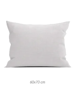 Zo! Home kussensloop Lino 60x70cm (Dove Grey)