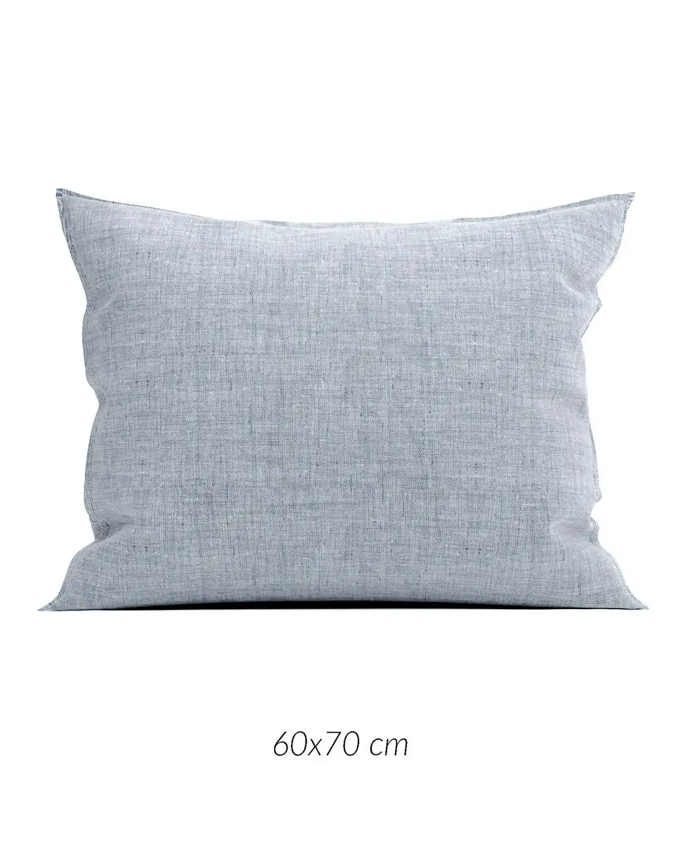 Zo! Home kussensloop Lino 60x70cm (denim drift)