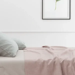 Zo! Home laken Lino 270x290cm (Shell Nude)