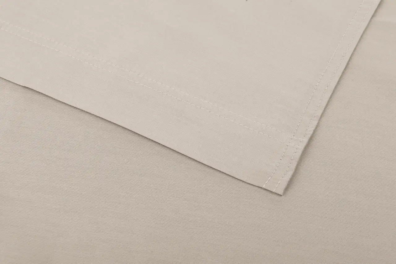 Zo! Home laken Satinado 160x290cm satijn forrest sand