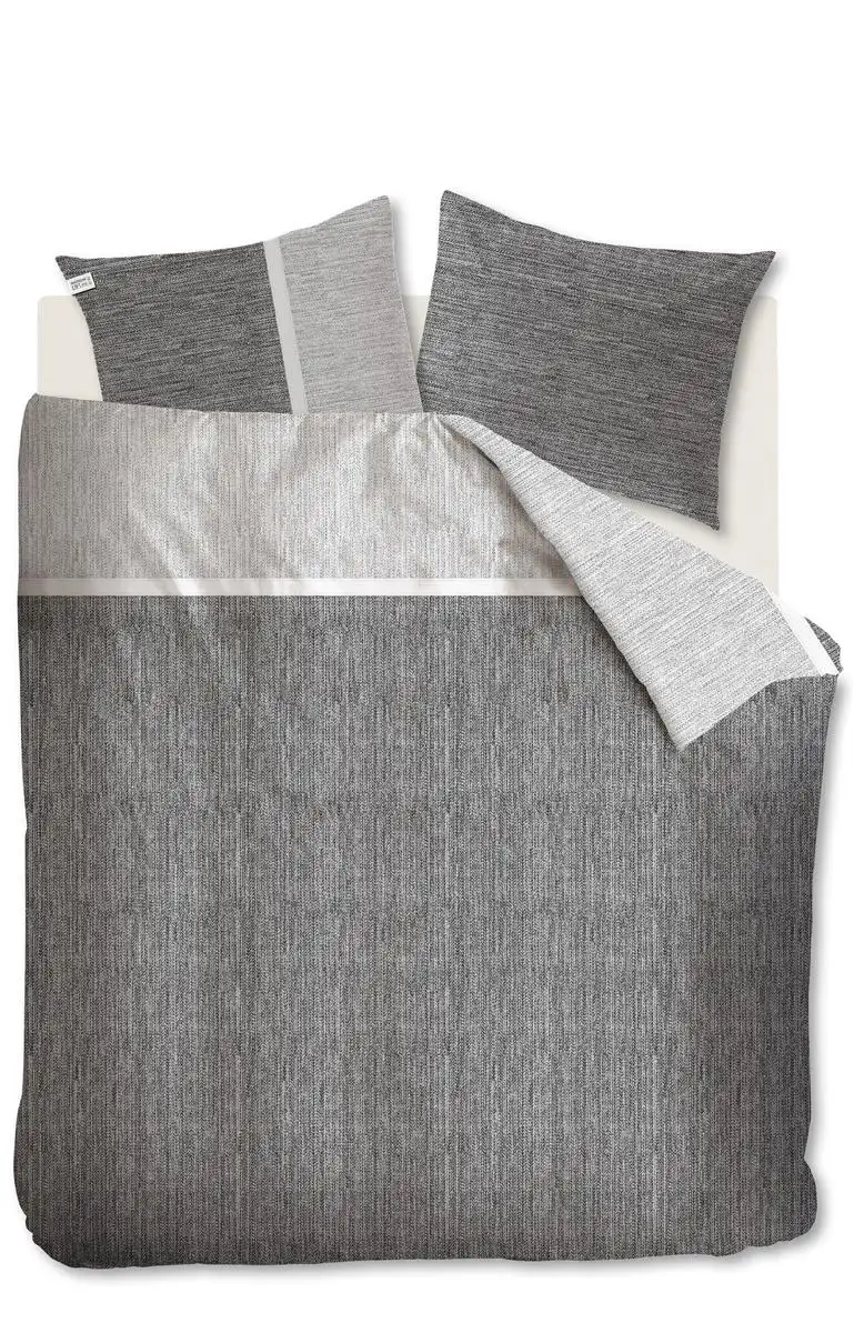 Riviera Maison dekbedovertrek Amsterdam Loft grey - 1-persoons 140x200/220cm + 1 sloop - Afbeelding 3