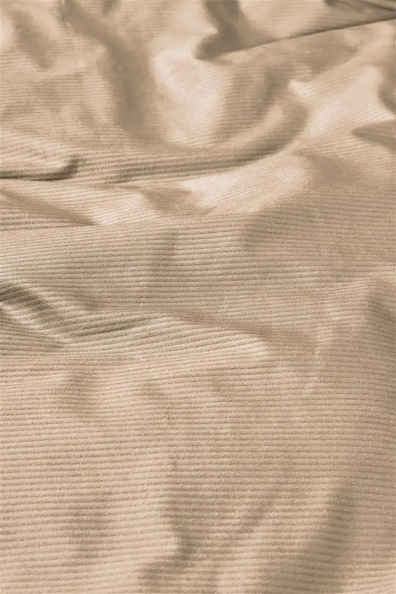 At home dekbedovertrek Cosy Corduroy off-white - Off-white - Afbeelding 2