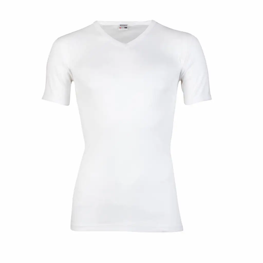 Beeren T-shirt met v-hals (tino, wit) - 7 (XL)