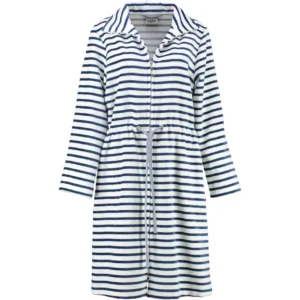 Cawö badjas met ritssluiting Breton (6597-16, blauw)