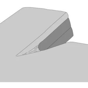 Kayori Kyoto jersey splitopper hoeslaken interlock zilvergrijs - 140/160x200/220