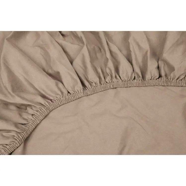 Kayori Kyoto jersey topper hoeslaken interlock zand 140/160x200/220 - 140/160x200/220