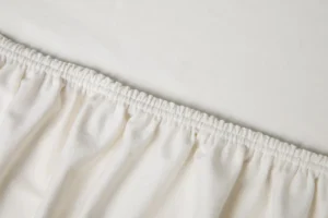 Kayori Saiko bio-jersey hoeslaken met Aloë Vera offwhite - tot 35cm  - Off-white
