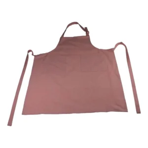 Linen en More keukenschort Nena peach 75x90cm