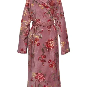 PiP Studio badjas Secret Garden mauve - M