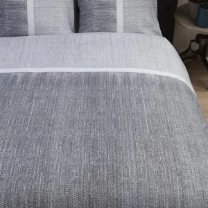 Riviera Maison dekbedovertrek Amsterdam Loft grey - 1-persoons 140x200/220cm + 1 sloop