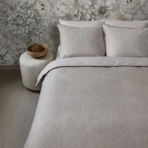 Riviera Maison dekbedovertrek Chevron Weave sand - 1-persoons 140x200/220cm + 1 sloop