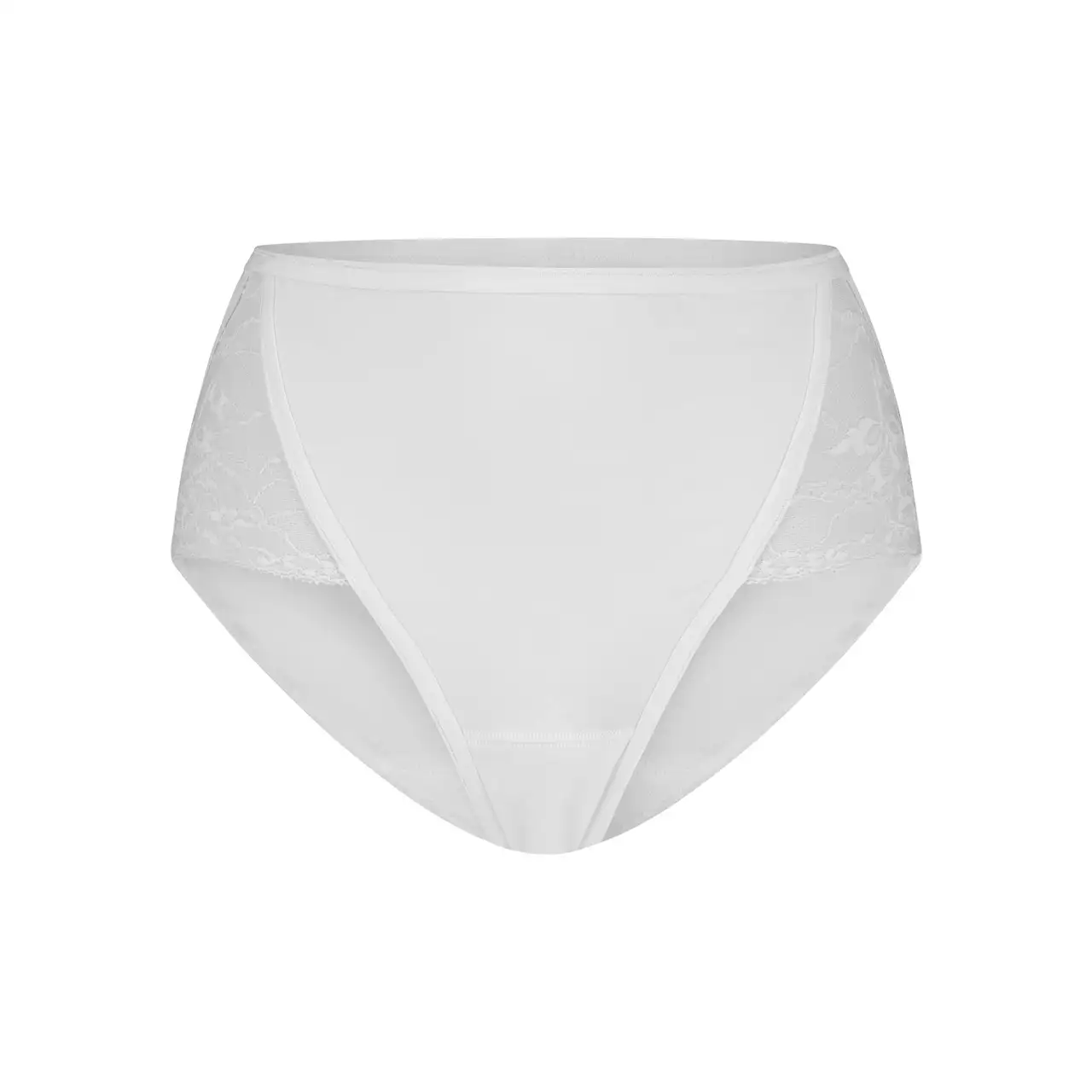 Ten Cate Basics women high leg lace (white) - Wit
