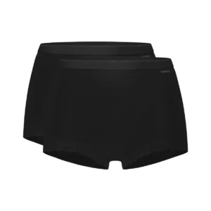 Ten Cate Basics women shorts (2pack - black) - Zwart