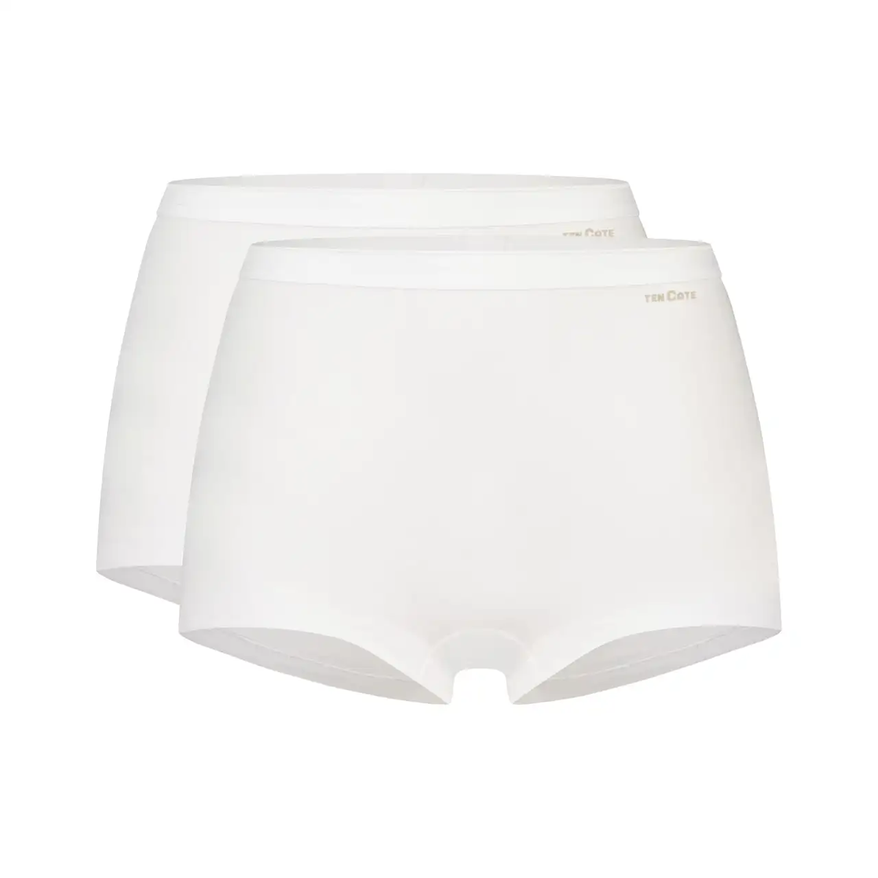Ten Cate Basics women shorts (2pack - white) - Wit