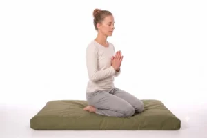 ZENZES® Pro Eco meditatiekussen Zabuton 90x70cm olive green