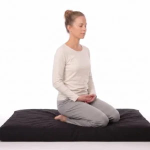ZENZES® Pro Eco meditatiekussen Zabuton 90x70cm zwart