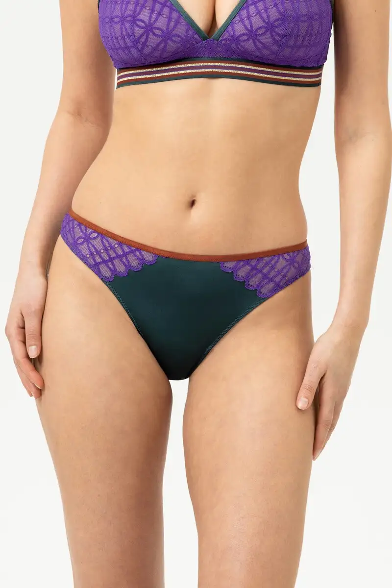 Mey dames Brasil-slip Poetry Temptation mystic jade 1120051 - XL - Afbeelding 2