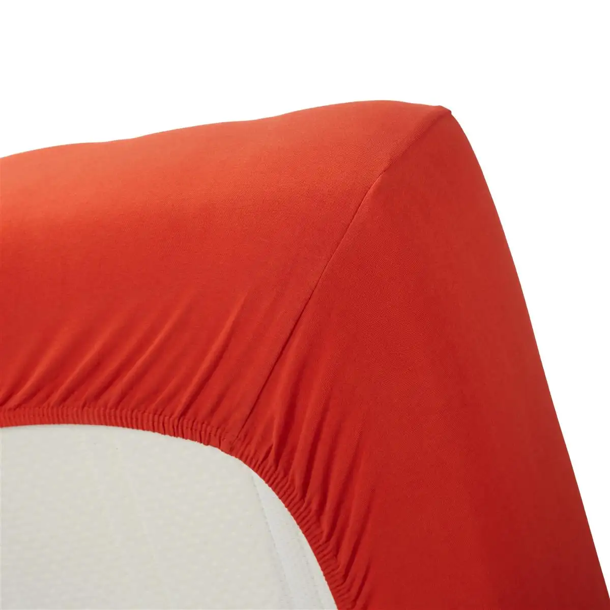 Beddinghouse Premium jersey lycra hoeslaken coral red - Afbeelding 3