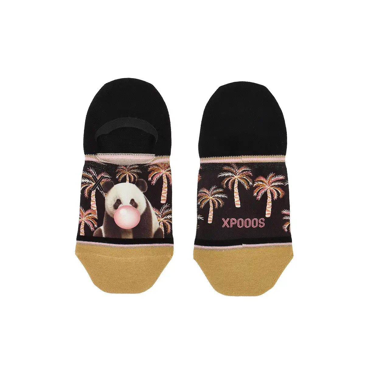 XPOOOS dames footies Panda onesize - Afbeelding 2