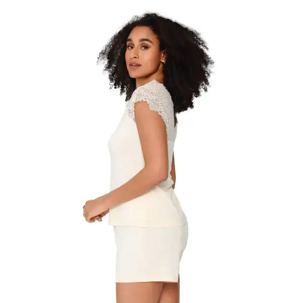 LingaDore shortama pearled ivory - XXL - Afbeelding 2