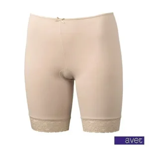 Avet dames short met lange pijp 3849 kant huid microvezel