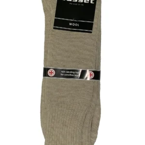 Basset wollen heren herensokken (beige, 3109)