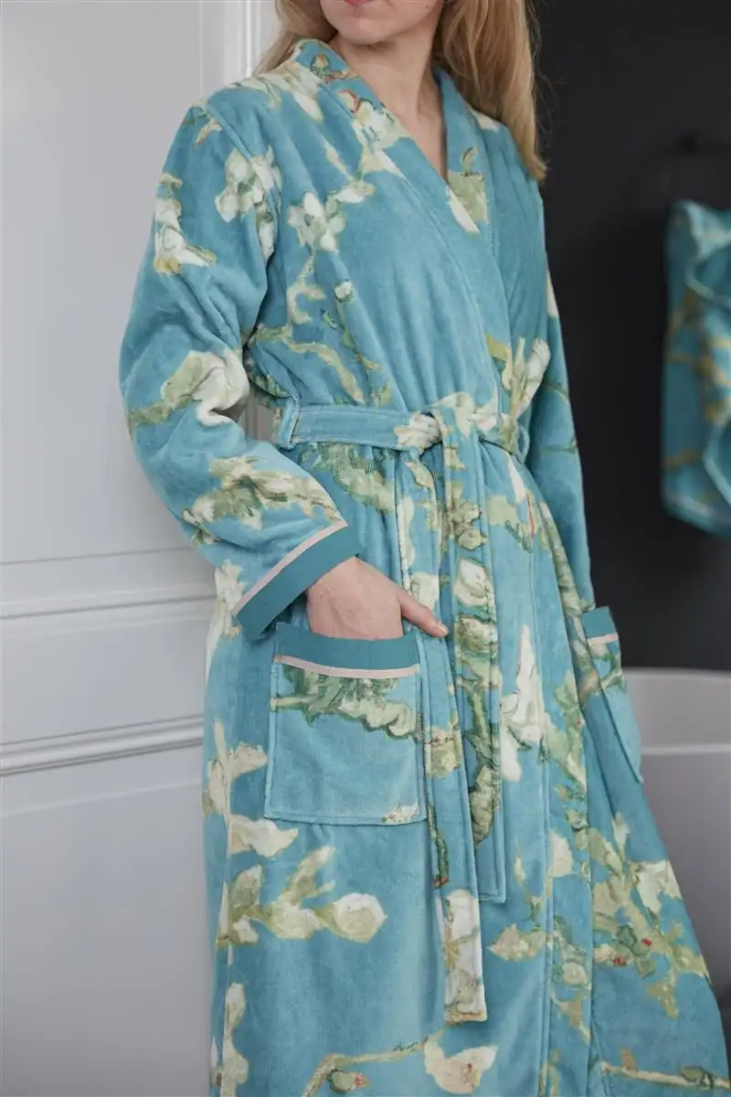 Beddinghouse x Van Gogh badjas Blossom (blue)