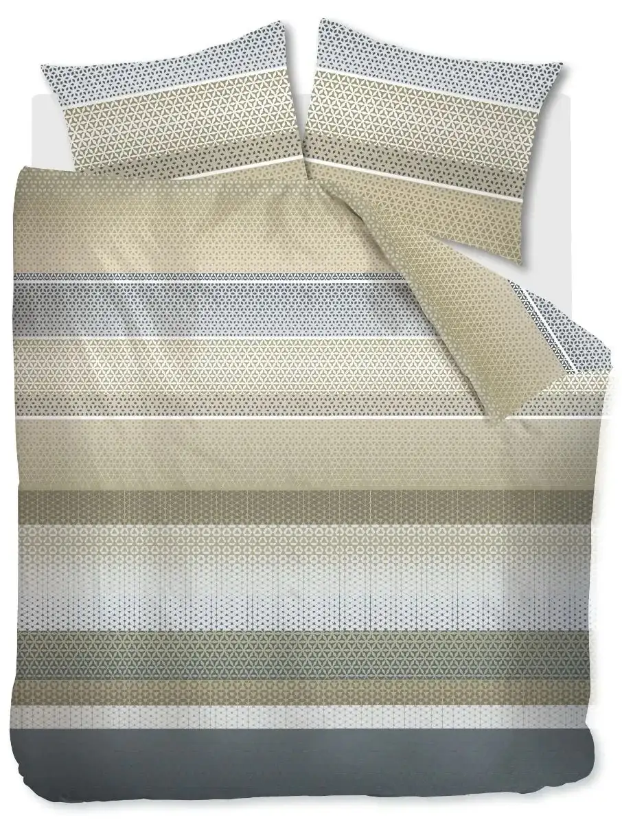 Beddinghouse dekbedovertrek Nilo satijn blue 240x200/220 - lits-jumeaux 240x200/220 + 2 slopen - Afbeelding 5