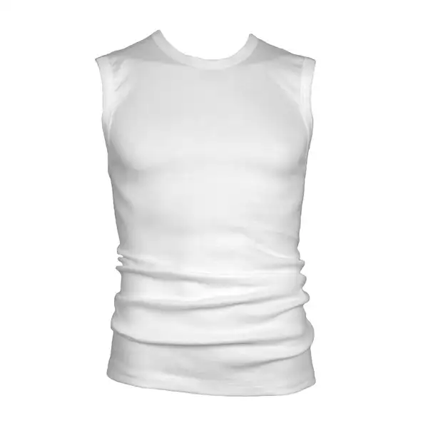 Beeren mouwloos shirt (wit)