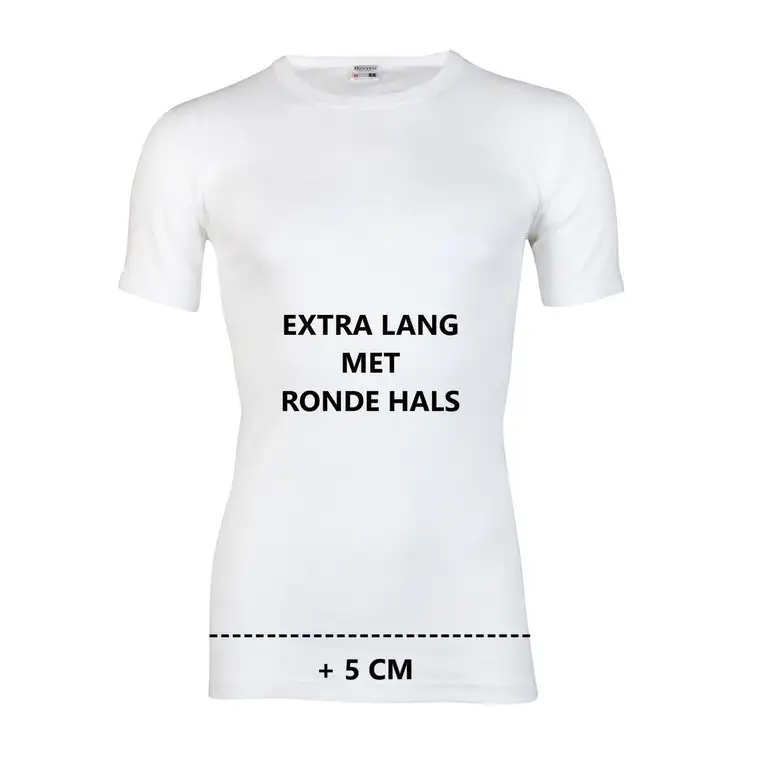 Beeren T-shirt extra lang (tino, wit)