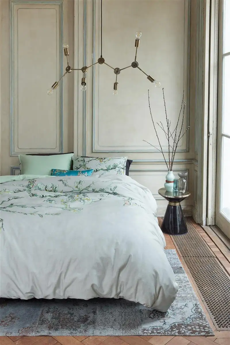 Beddinghouse x Van Gogh dekbedovertrek Blossom (satijn, grey) - Afbeelding 4