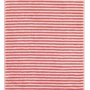 Cawö badserie Campus Ringel watermelon (955) - Washand 16x22cm