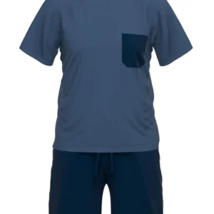 Ceceba shortama blauw 31219 bamboo