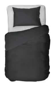 Kayori tencel dekbedovertrek Daiki zwart 500TC