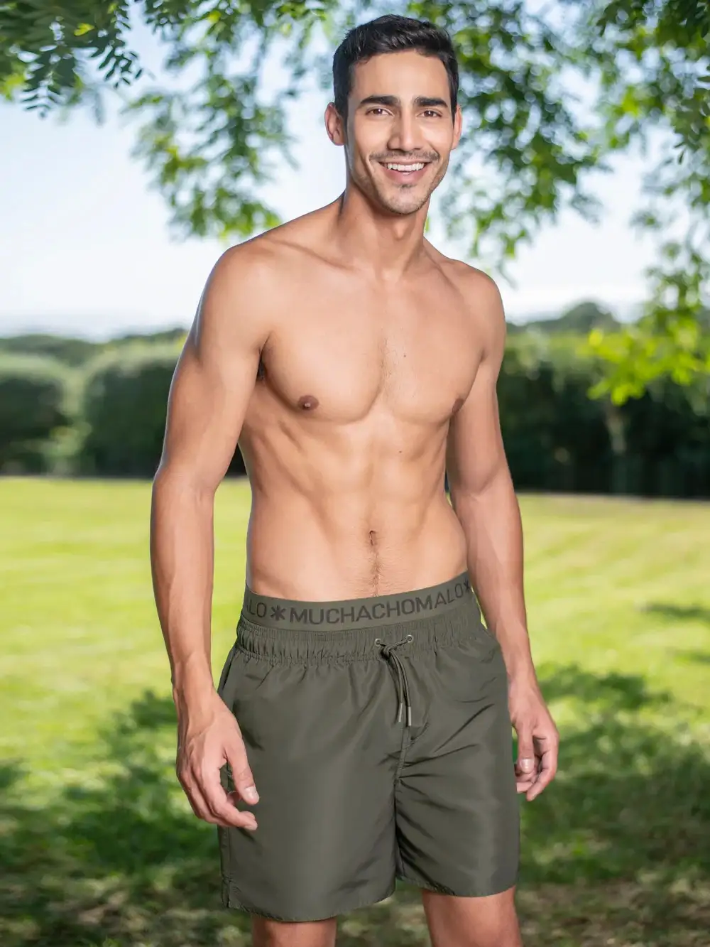 MuchachoMalo zwemshort army green - 9 (3XL) - Afbeelding 3