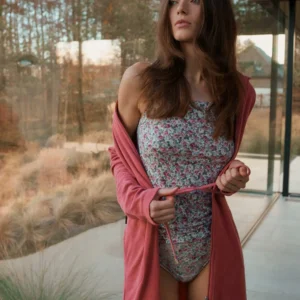 Vandyck badjas Vogue ash rose