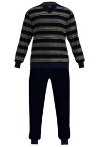 Götzburg heren pyjama badstof 452345 bruin