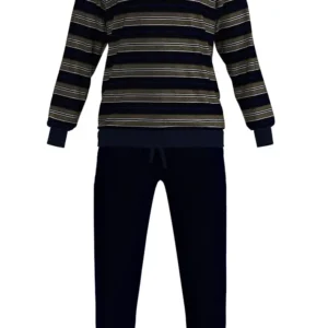 Götzburg heren pyjama badstof 452345 bruin